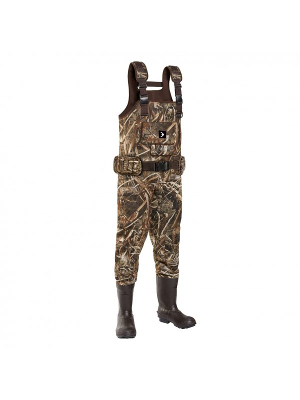 Unisex Waterproof Cleated Neoprene Bootfoot Wader ...